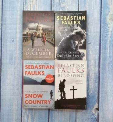 4 x Sebastian Faulks Paperback Books - (Bundle Job Lot)