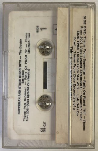 The Doctor Exx Band Superman And Other Disco Hits Music Cassette Tape 1979 - Picture 2 of 24