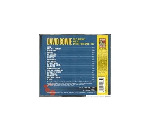 David Bowie - Ziggy Stardust Live - David Bowie CD MZVG The Cheap Fast Free Post - Bild 1 von 2