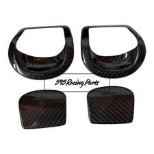 Coppia Cover Maniglie Sedili in VERO CARBONIO  Fiat 500 Abarth 595 - 695