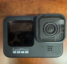 GoPro Hero 9 Blk 5K 20 MP Camera w/ Case and 2 Attachments