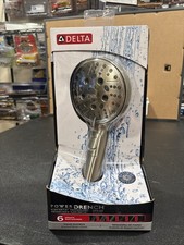 DELTA H2Okinetic  6-Setting Hand Shower in Satin Nickel MODEL : 75536SN