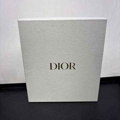 Dior Solar Shoe Box White *Empty* Replacement Shopping 13x11x5 Gift Bags Ribbon