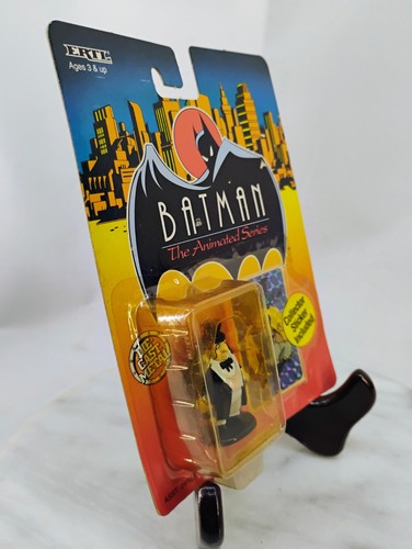 1992 ERTL. BATMAN THE ANIMATED SERIES THE PENGUIN DIE CAST METAL ACTION FIGURE - Picture 2 of 4