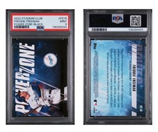 2022 Topps Stadium Club /99 Power Zone Freddie Freeman #PZ-15 Black PSA 9 Pop 1