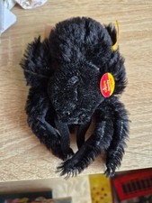 Steiff Vogelspinne schwarz  ca 14cm lang & 10 cm Breit mit Etikett von 2003