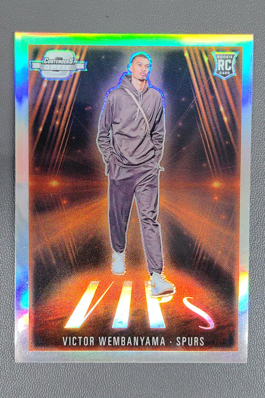 2023-24 Panini Contenders Optic Victor Wembanyama VIP's Rookie RC #4 Spurs