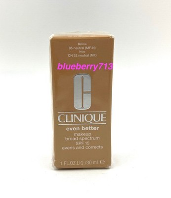 Clinique Even Better Makeup Foundation SPF 15~ CN 52 Neutral (MF)