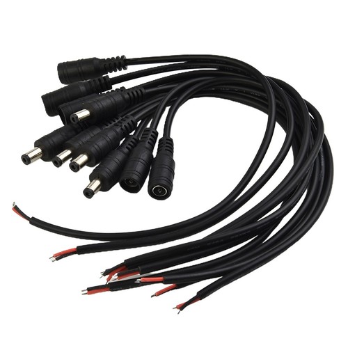 Connector Cable 12V 5 Pairs Charger Copper LED Male Female Replace Socket - Afbeelding 10 van 29