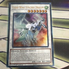 Clear Wing Synchro Dragon LEDD-ENC29 Legendary Dragon Deck 1ª Edición Casi Nuevo