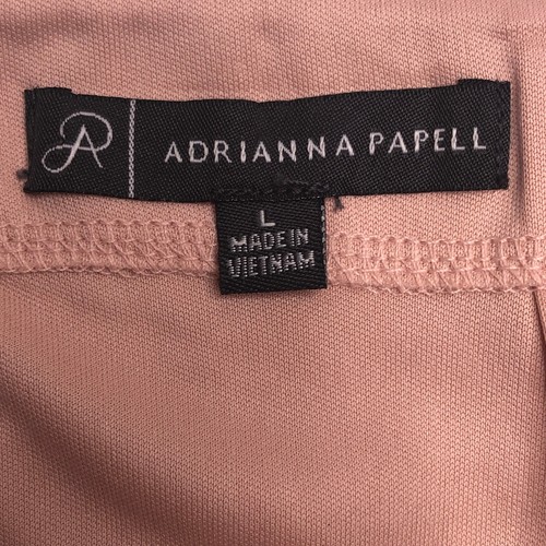Adrianna Papell Womens Warm Blush Pink Lace Straight Pencil Knee Skirt Size L - Picture 8 of 10