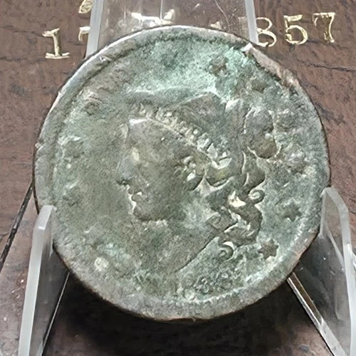 Photo of a 1838-P Large Cent from an eBay listing that sold on Jul 18, 2026