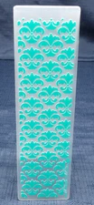 Diamond Press Embossing Folder Border Floral