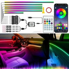 Dreamcolor Acrylic Ambient Lighting Car Interior LED Strip Light 10 in 1 Kits
