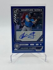 2023 DONRUSS GEORGE VALERA RC AUTO BLUE #D 83/99 SP GUARDIANS