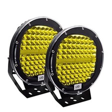 9inch Round Led Light Bar 2pcs Amber Round Offroad Lights 408w Waterproof Y408 9inch Round Led Light Bar 2pcs Amber Round Offroad Lights 408w Waterproof Y408