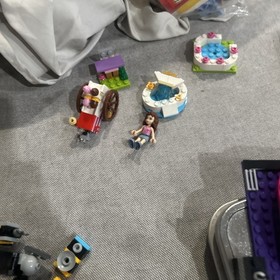 LEGO Friends Pop Star TV Studio (41117) And (41030) Olivia Ice cream Incomplete