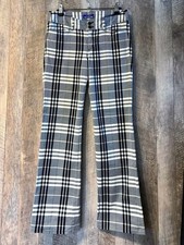 BURBERRY Checkered Flare Pants 5017