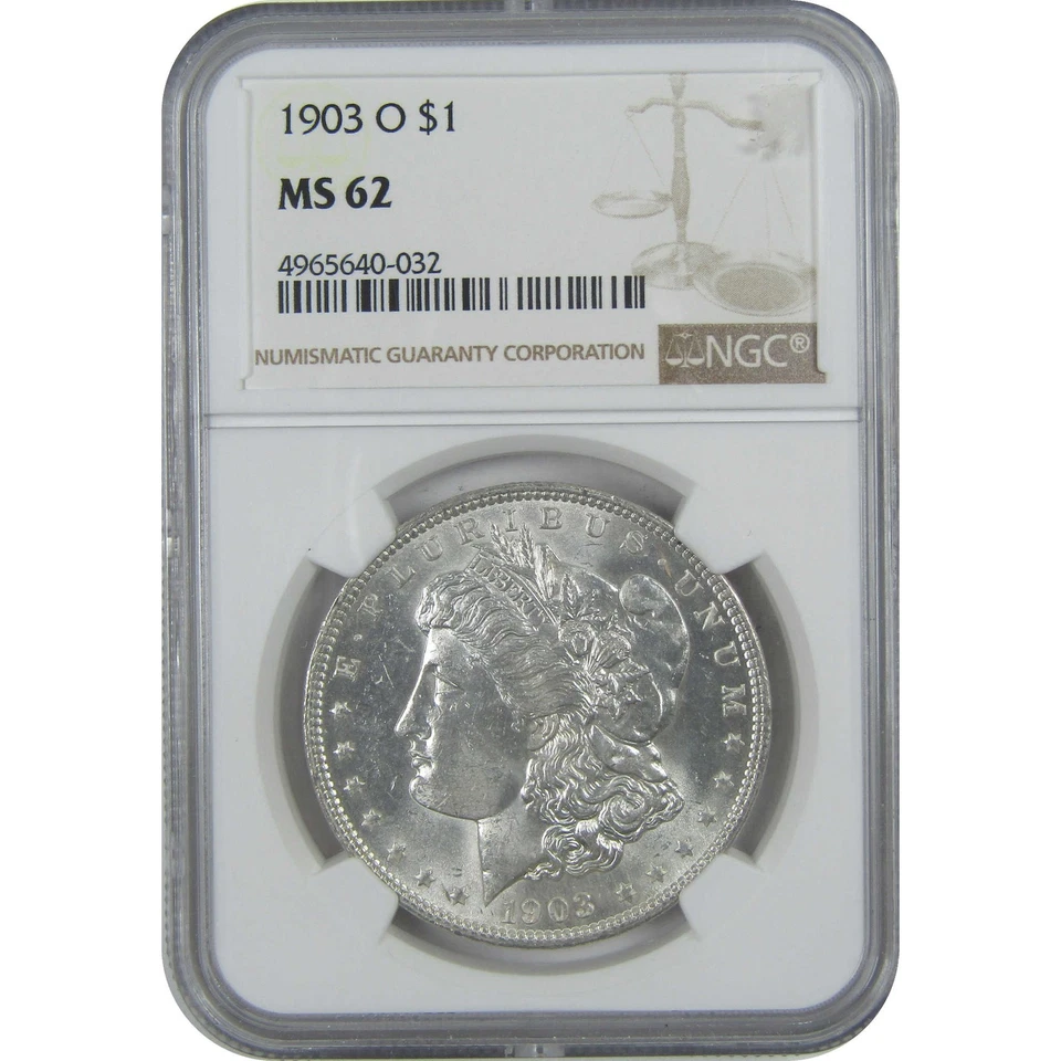 Dólar O Morgan 1903 como nuevo 62 NGC moneda de plata $1 sin circular SKU:I16523