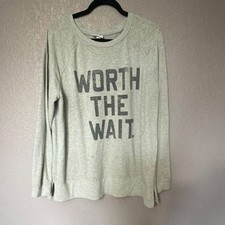 Isabel Maternity by Ingrid Isabel Gray Graphic Sweatshirt Women's XXL