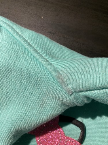 Hello Kitty Youth Girls Teal Hoodie Size 7 - Picture 8 of 10