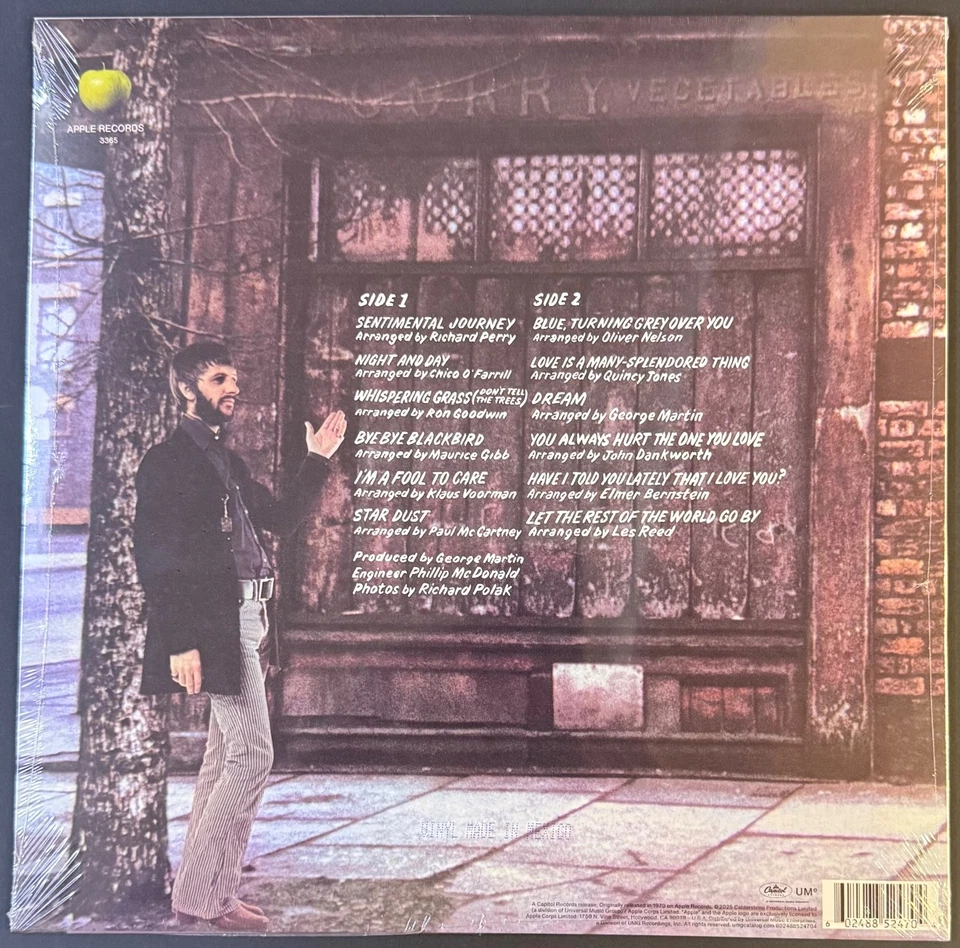 RINGO STARR Sentimental Journey LTD BUTTERMILK COLORED VINYL LP Beatles NEW - Image 3 of 3