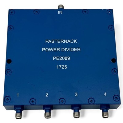 Pasternack PE2089 4 Way SMA Wilkinson Power Divider From 690 MHz to 2.7 GHz 10W