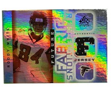 2005 Upper Deck Reflections Roddy White Future Fabric Jersey RC FFR-RW Refractor