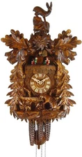 Cuckoo Clock Ibex, badger, rabbit 4.6510.01.P NEW