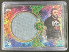 2025 Topps Universe WWE Roman Reigns Authentics Relic Green Electric #/99