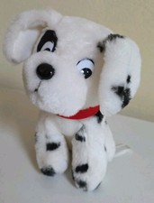 VTG Walt Disney Productions 101 Dalmatians Patch Dog Plush Stuffed Animal 7"
