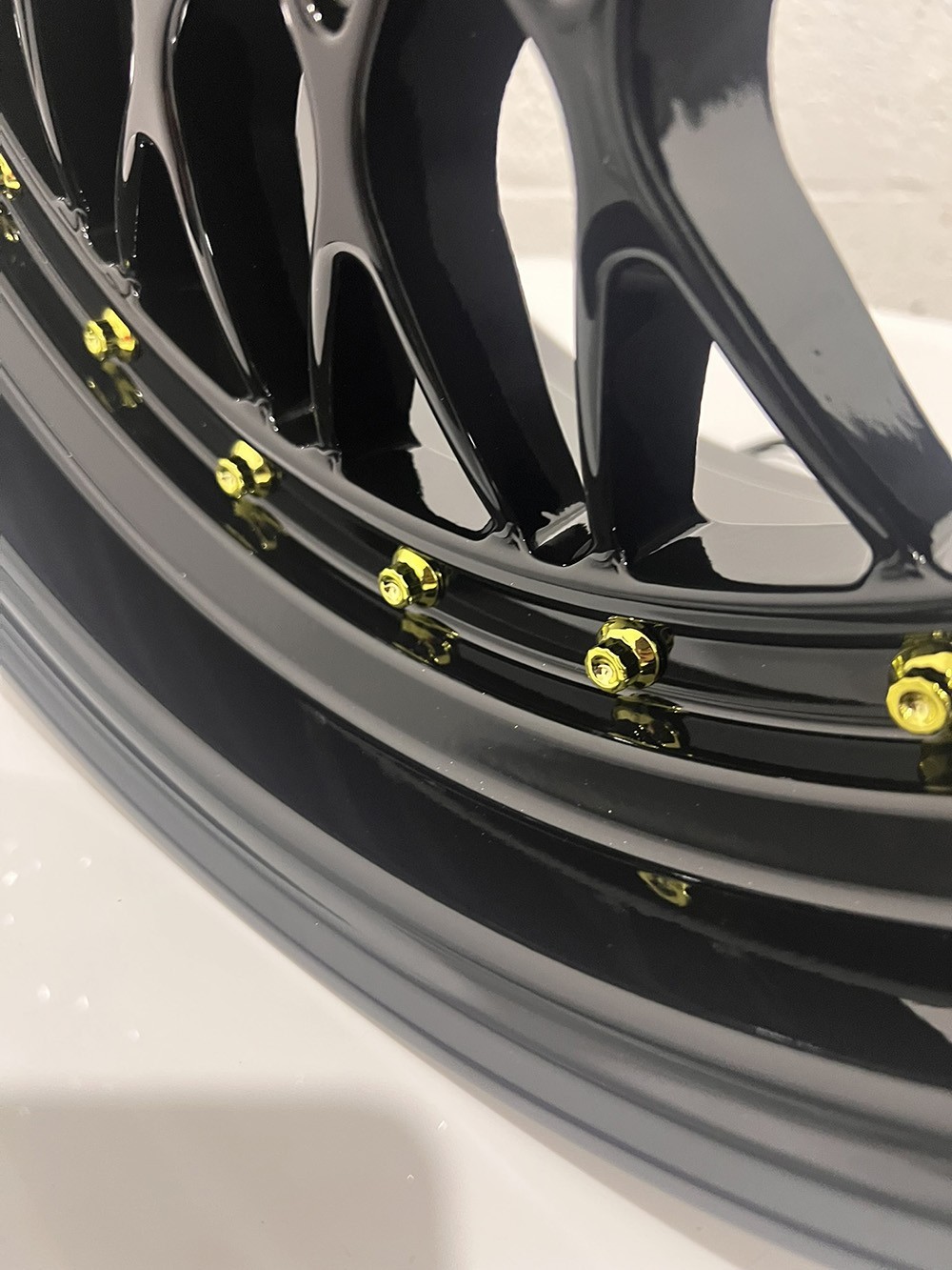 BBS Style 20 inch Black Gold Rim fits MASERATI COUPE 4200 2002-2006