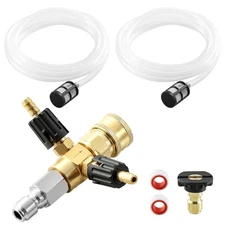 Downstream Injector for Pressure Washer, Power Washer Adjustable Chemical Inj...