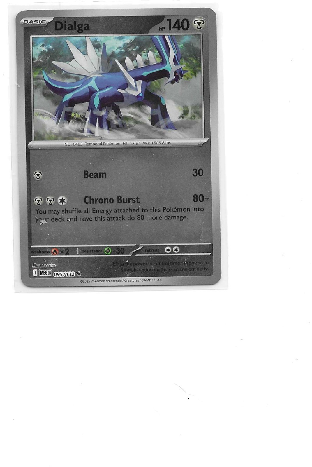 Dialga 95/132 - Mega Evolution - NM