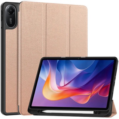 Hülle mit Klappe für Xiaomi Redmi Pad 2 Bizon Case Cover Schutz Hülle Rosegold
