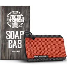 Mesh Soap Saver Bag - Drawstring Exfoliating Scrubber for Rich Lather 1 Piece