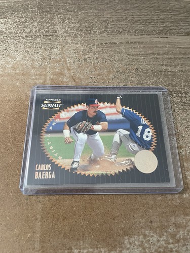Carlos Baerga 1996 Pinnacle Summit #98 Cleveland Indians Artist Proof