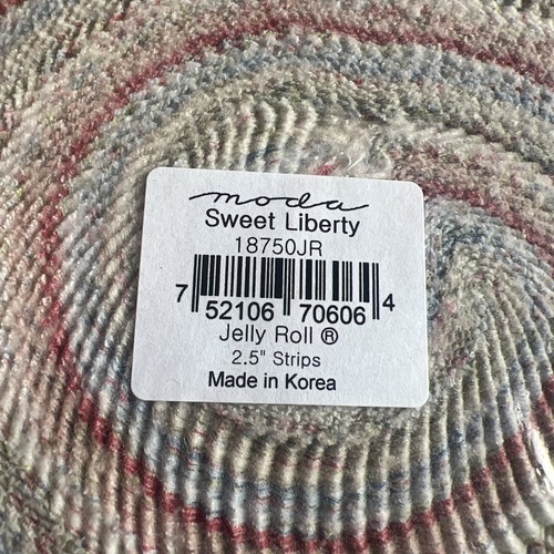 Sweet Liberty Jelly Roll® 18750JR Moda Precuts 100% cotton fabric quilt strips - Picture 4 of 4