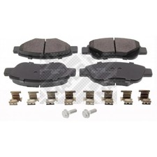1x ORIGINAL® Mapco Bremsbelagsatz, Scheibenbremse Vorne für Toyota AYGO AYGO
