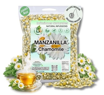 Manzanilla TE (Chamomile Flowers) 4 oz 113g - Ball for Loose Leaf
