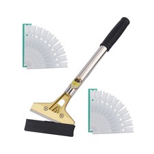 4 Inch Razor Blade Scraper with 20Pcs Extra Metal Blades Multi-purpose Heavy ...
