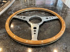 Moto-Lita Mark 3 15in Woodrim Steering Wheel MG Triumph Jaguar Austin Healey
