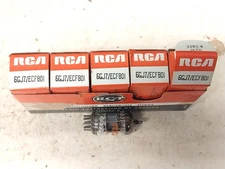 5 New Unused RCA 6GJ7 ECF801 / Old Vintage Ham Radio Receiver Tube Audio Amp