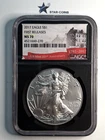 2017 Silver Eagle NGC MS70 First Releases US Mint 225th Anniv. Label
