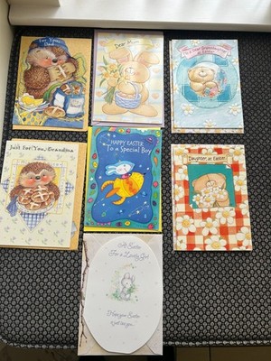 7 BRANDNEUE HALLMARK OSTERKARTEN & UMSCHLÄGE