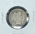 1909 BARBER SILVER DIME ~  ~NICE COIN~ 90% SILVER