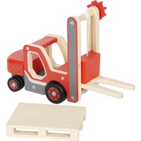 Legler Small Foot Gabelstapler Mit Palette Spielzeugauto Ab 24 Monate Holz Bunt