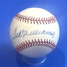 Ted Williams Signed Rawlings AL Ball Baseball Bold Auto Red Sox JSA YY80418