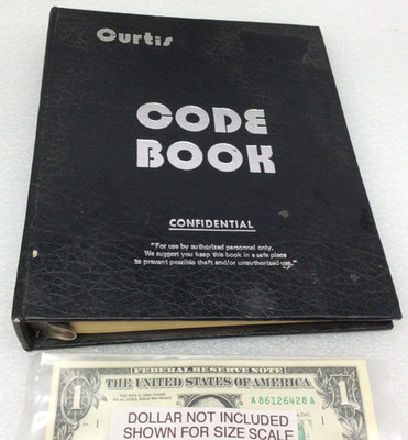 CURTIS KEY CUTTING CODE BOOK FOR VW VOLKSWAGEN copyright 1971 rev 6/76