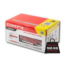 Corefix 24 x 120mm Heavy Duty Dot & Dab Wall Fixings  Plasterboard Over Block...